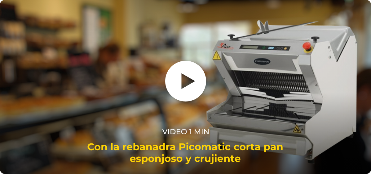 Rebanadora de pan PICOMATIC - video thumbnail
